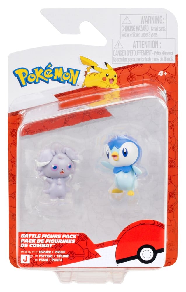 Pokémon Battle Figure figurines 2-Pack Psystigri & Tiplouf