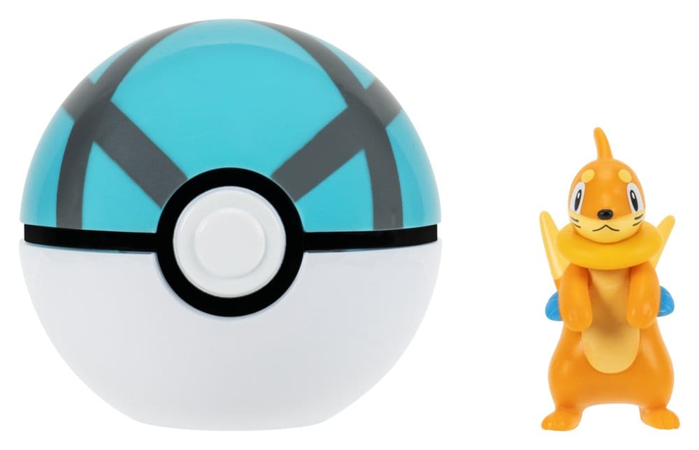 Pokémon Clip 'n' Go figurine d'action Mustébouée & Filet Ball