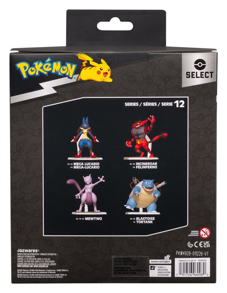 Pokémon Select figurine Super-Articulée Méga-Lucario