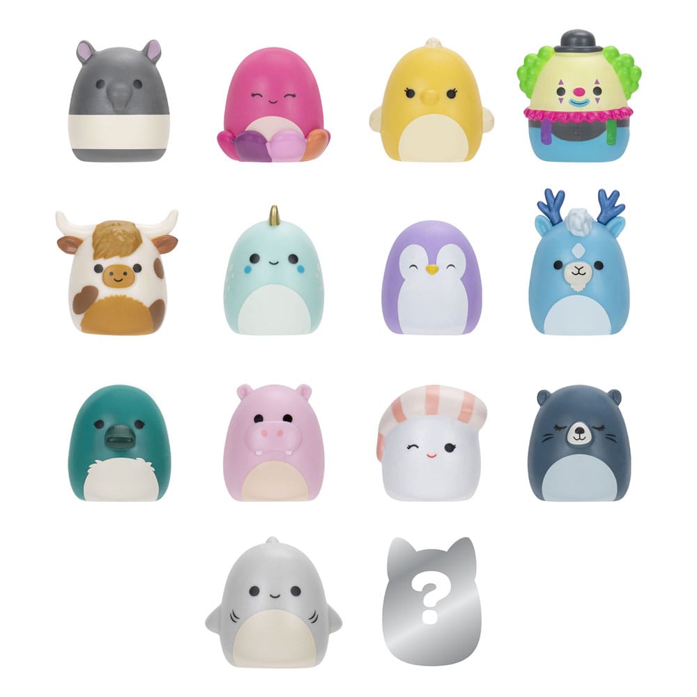 Squishmallows Squish-a-longs Set de14 Minifigurines Series 2 Style 1 2,5 cm
