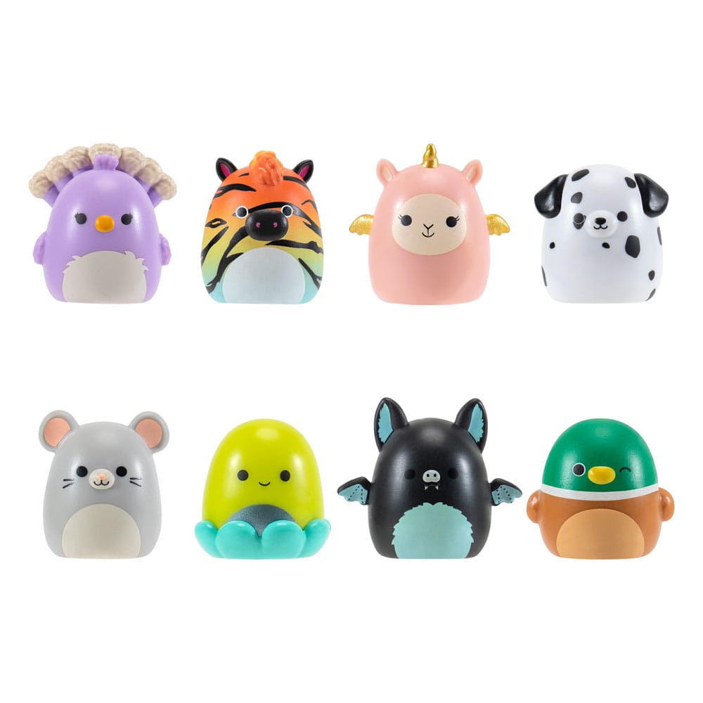 Squishmallow Squish a longs pack 8 mini figurines Style 4 3 cm