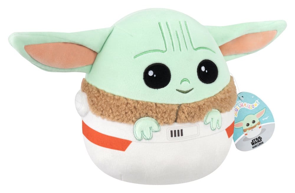 Squishmallows Star Wars peluche Grogu dans son sac de transport 20 cm