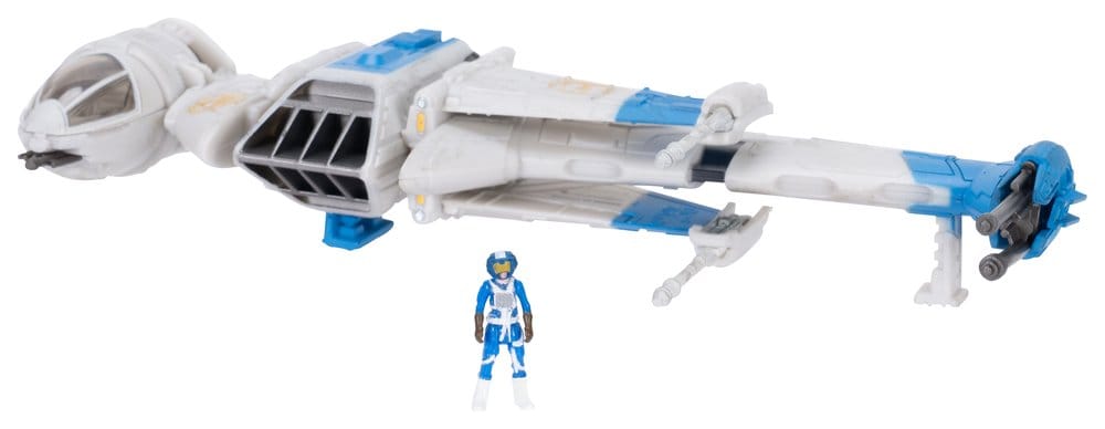 Star Wars Véhicule Moyen & Figurine set Nouvelle République B-wing & Pilote de B-wing