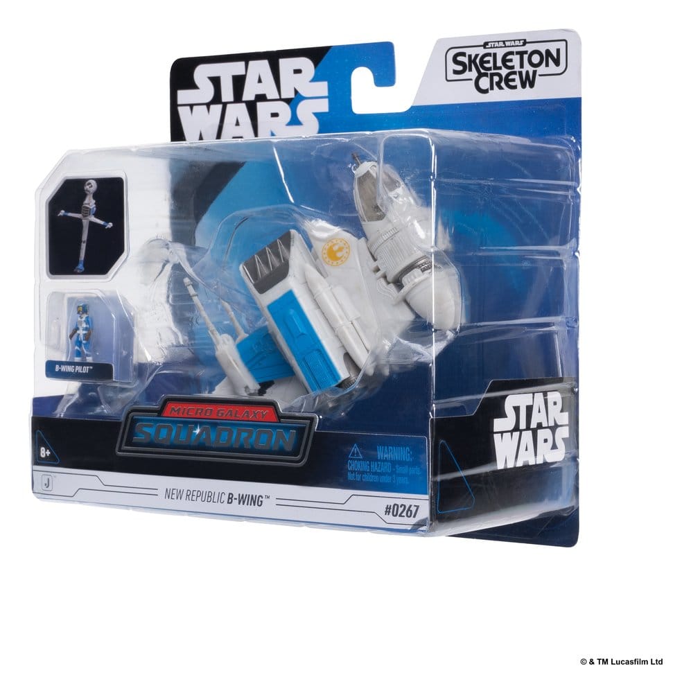Star Wars Véhicule Moyen & Figurine set Nouvelle République B-wing & Pilote de B-wing
