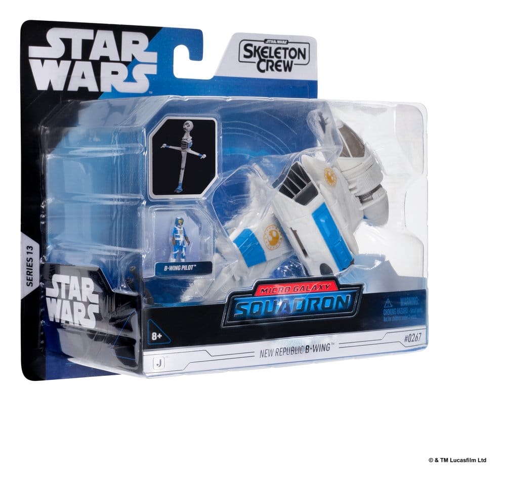 Star Wars Véhicule Moyen & Figurine set Nouvelle République B-wing & Pilote de B-wing