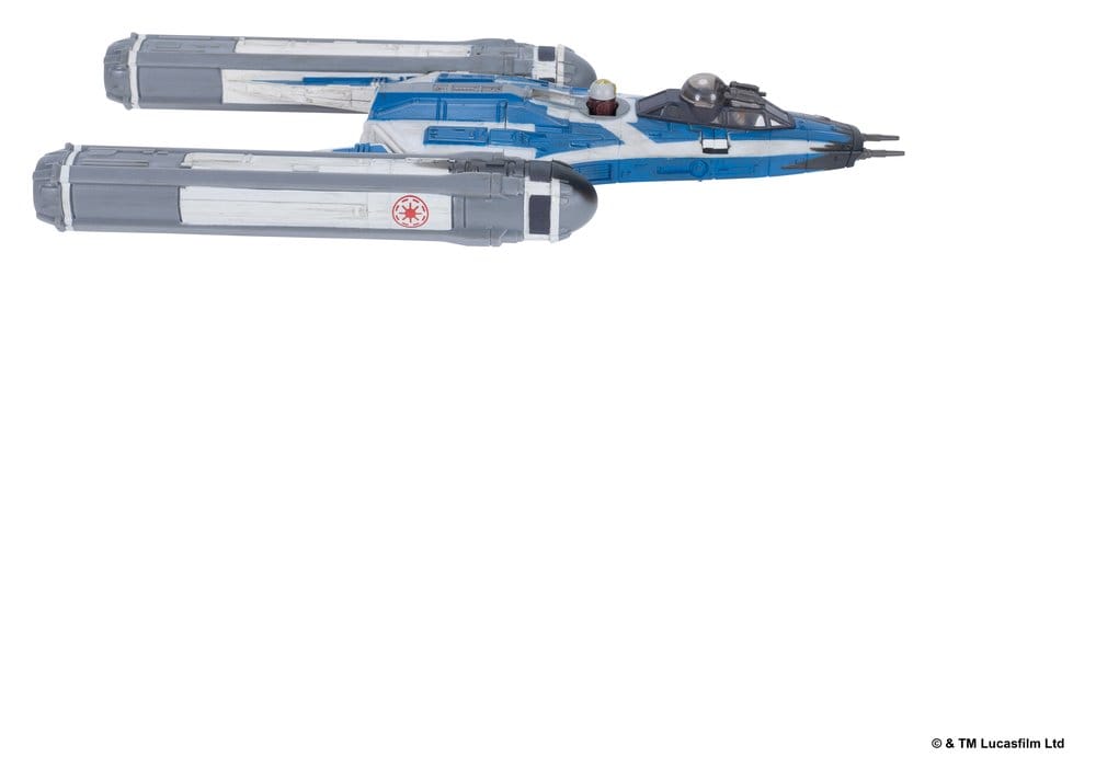 Star Wars véhicule Moyen & figurine set BTL-B Y-wing & Ahsoka & R7-A7