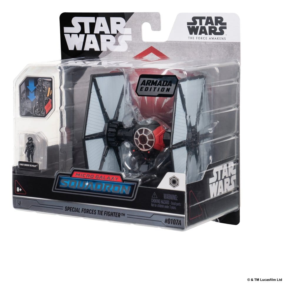 Star Wars Véhicule Moyen & Figurine set Chasseur TIE des Forces Spéciales & Pilote de Chasseur TIE du Premier Ordre (Édition Armada)