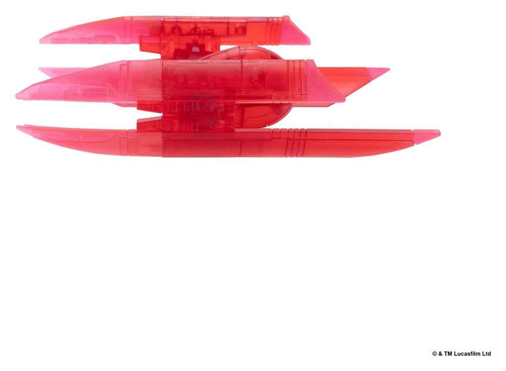 Star Wars Véhicule Moyen & Figurine set Bombardier Hyena (Hologramme Rouge) & Droïde de Combat (Chase)