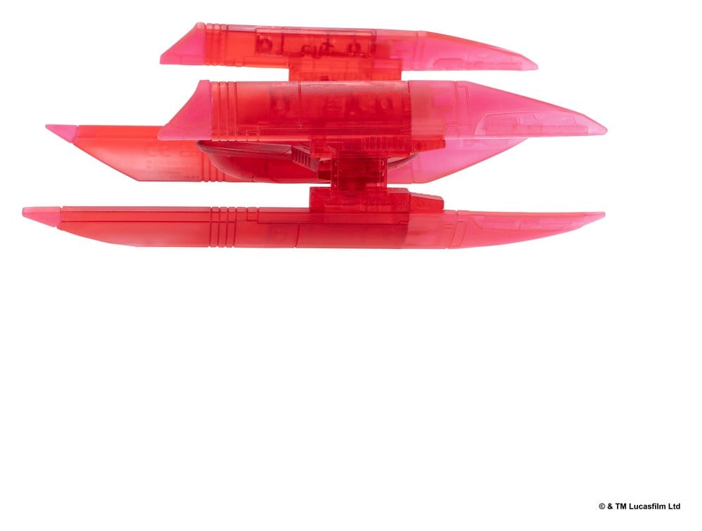 Star Wars Véhicule Moyen & Figurine set Bombardier Hyena (Hologramme Rouge) & Droïde de Combat (Chase)
