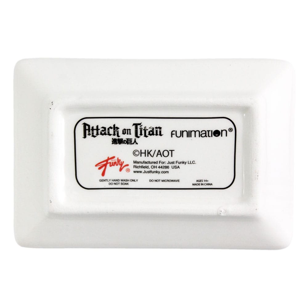 Attack on Titan Plaque Sushi et baguettes ensemble en céramique