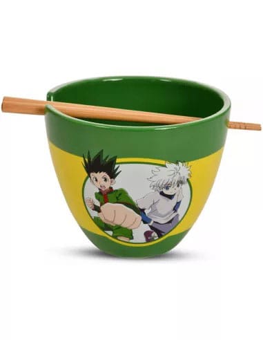 Hunter x Hunter bol à ramen avec baguettes Logo 473 ml