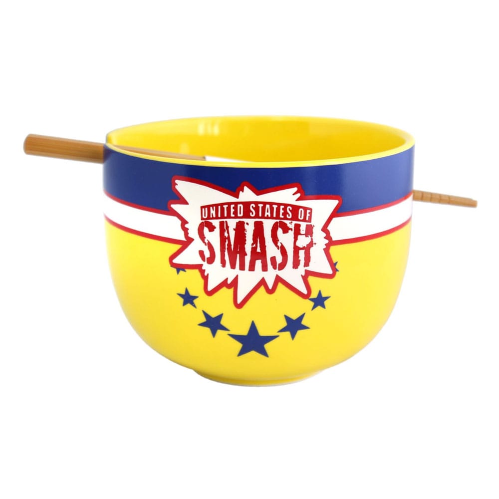My Hero Academia bol à ramen avec baguettes All Might 414 ml