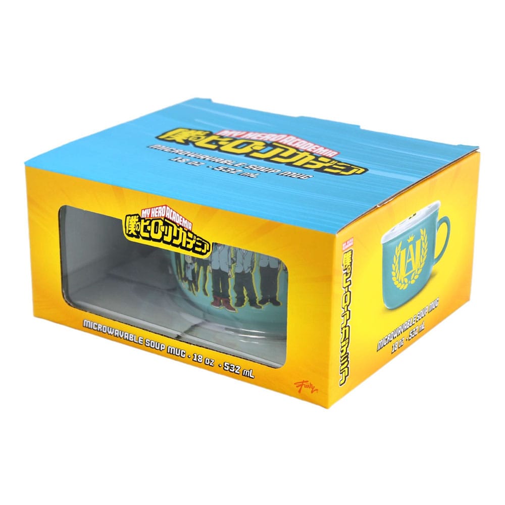 My Hero Academia Bol Ramen avec couvercle et anse UA 532 ml