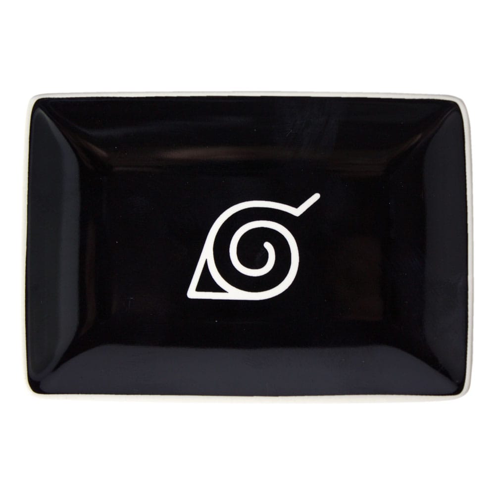 Naruto Shippuden Plaque Sushi et baguettes ensemble en céramique Naruto Uzumaki