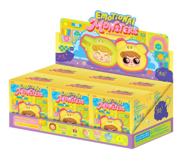 QKid: Emotional Hairy Monsters Series Blind Box Sacoche pour écouteurs 8 cm Display (6)