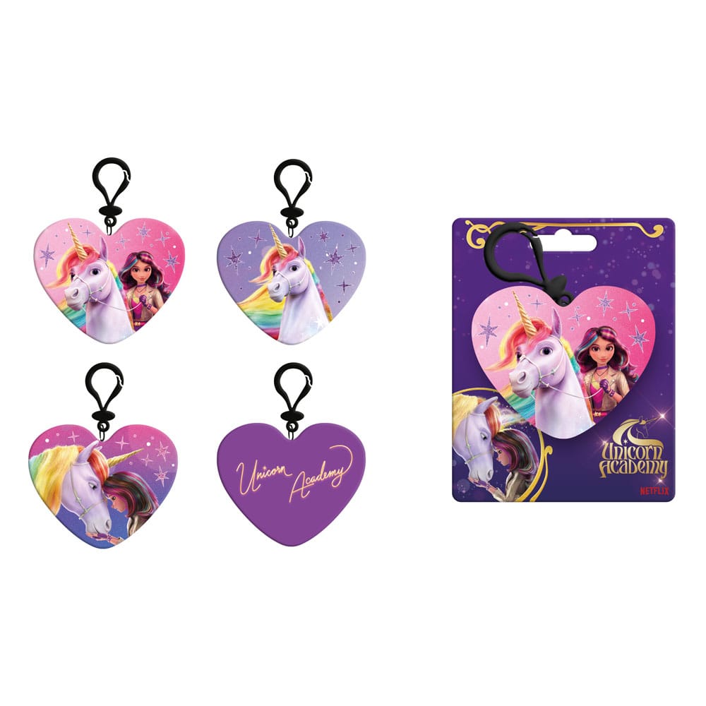 Unicorn Academy assortiment porte-clés peluche Mini Cushion (12)