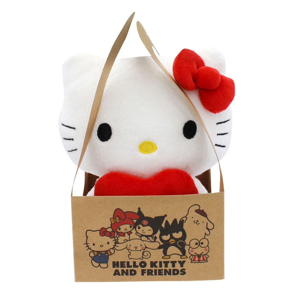 Sanrio peluche Hello Kitty Heart 14 cm