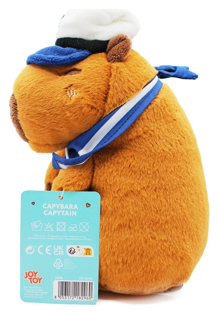 Capybara peluche Capy Captain 23 cm