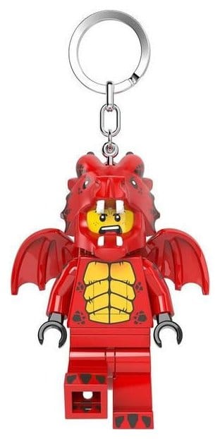Lego figurines mini Porte-clés Homme en Costume de Dragon