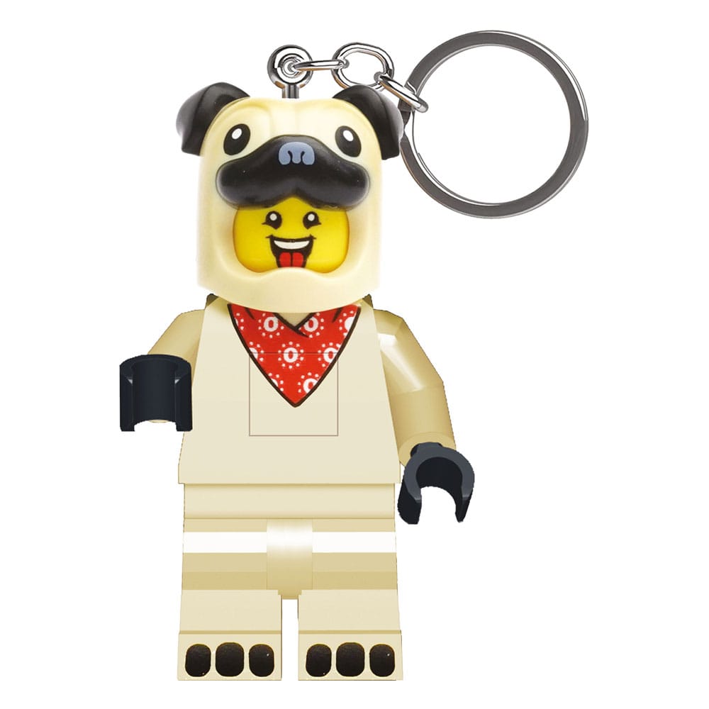 LEGO Minifigures porte-clés lumineux Pug 8 cm