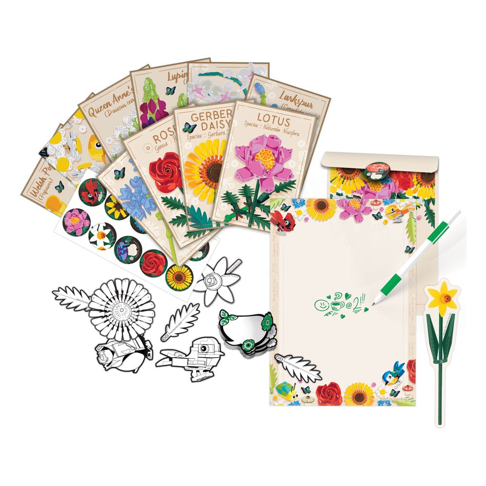 LEGO set de papeterie Botanicals