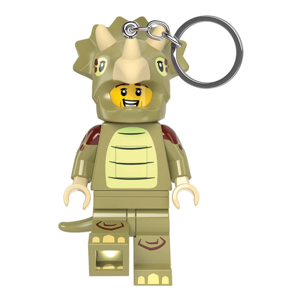LEGO Minifigures porte-clés lumineux Triceratops Costume 8 cm
