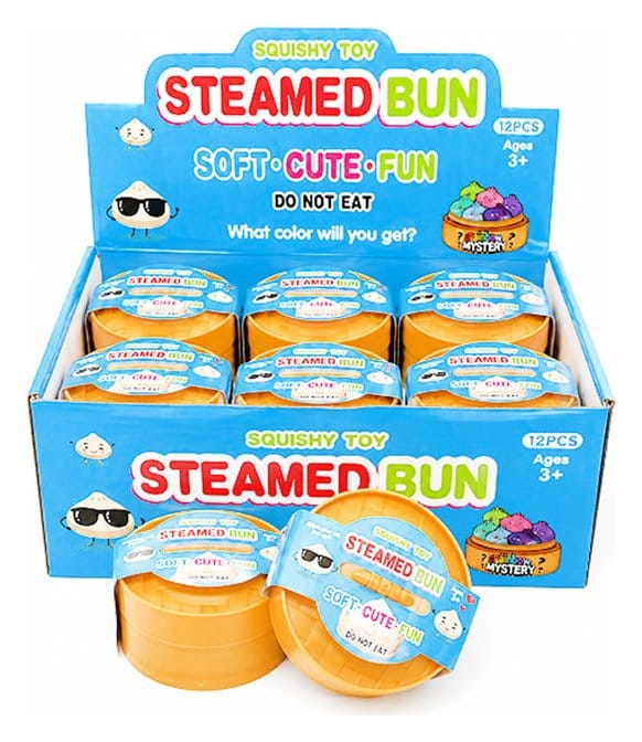 Steamed Bun présentoir Squishy Dumpling Blind Box (12)