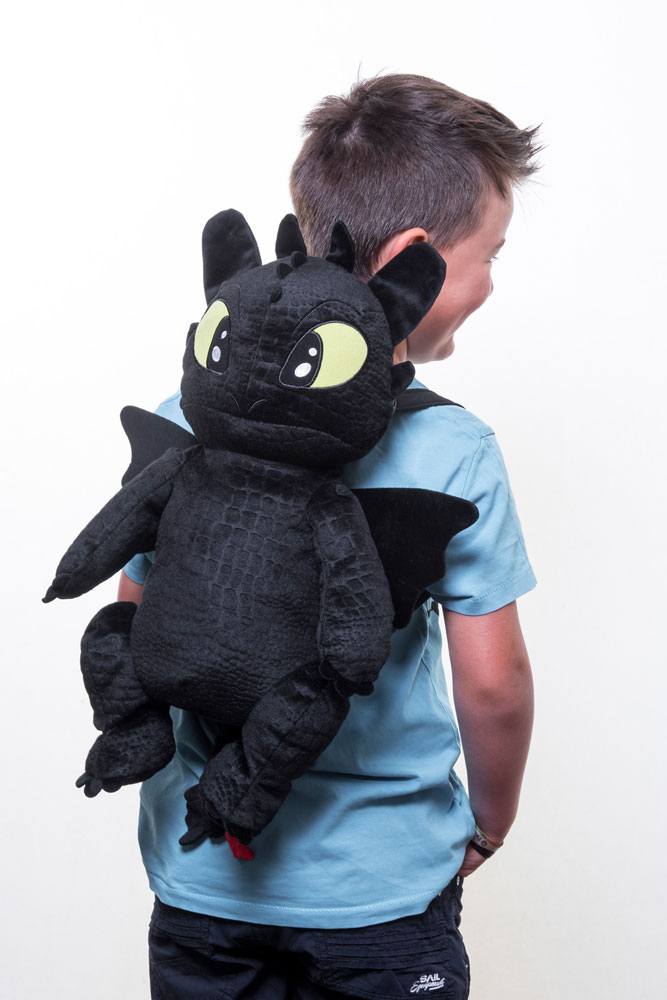 Dragons 3 sac à dos peluche Toothless