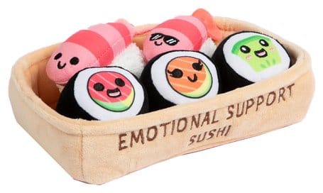 Relatable Emotional Support peluche Sushi