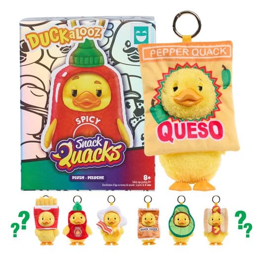 Duckalooz Happy Haul clip-on blind box peluche Snack Quack (8)