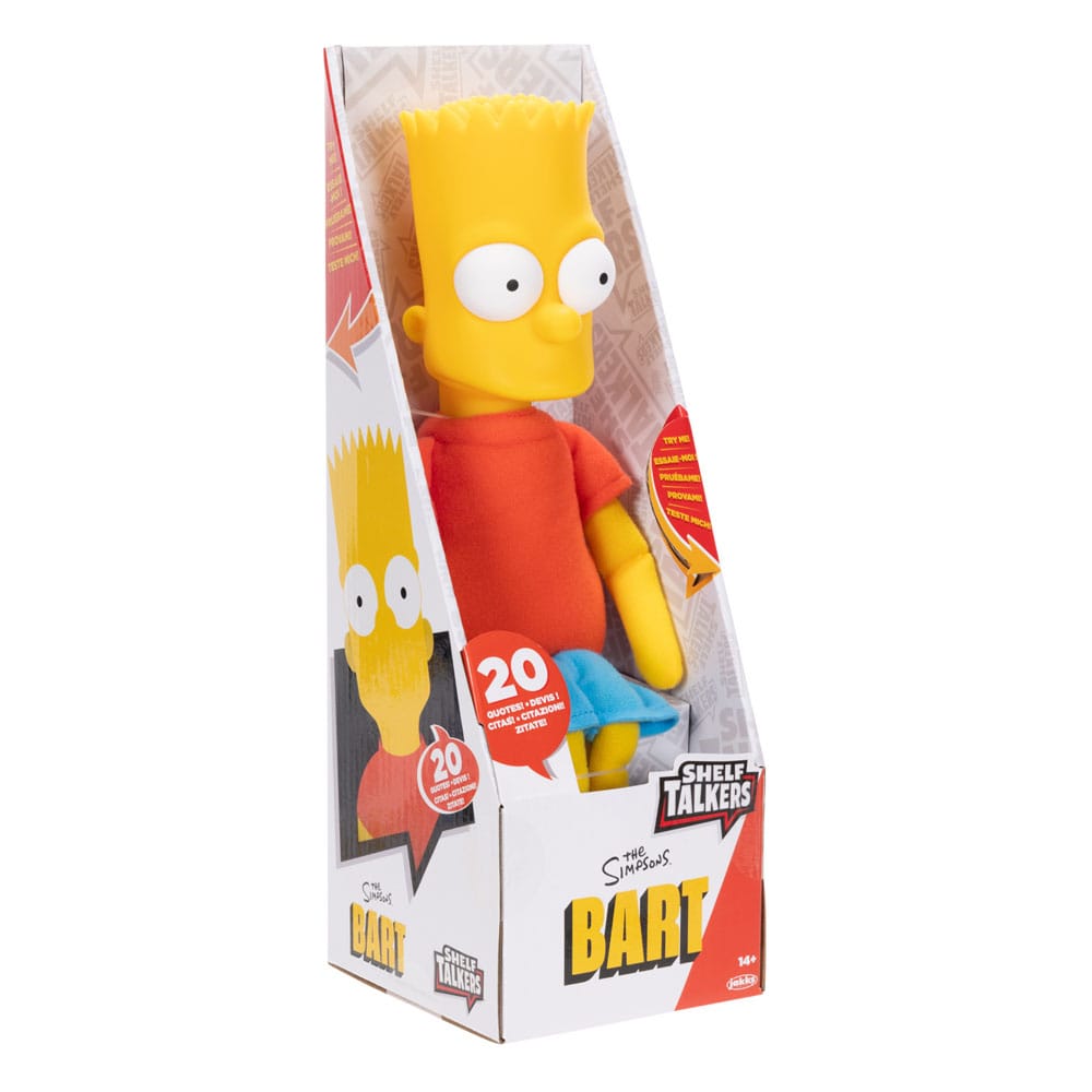 Simpsons peluche parlante Bart 33 cm *ANGLAIS*
