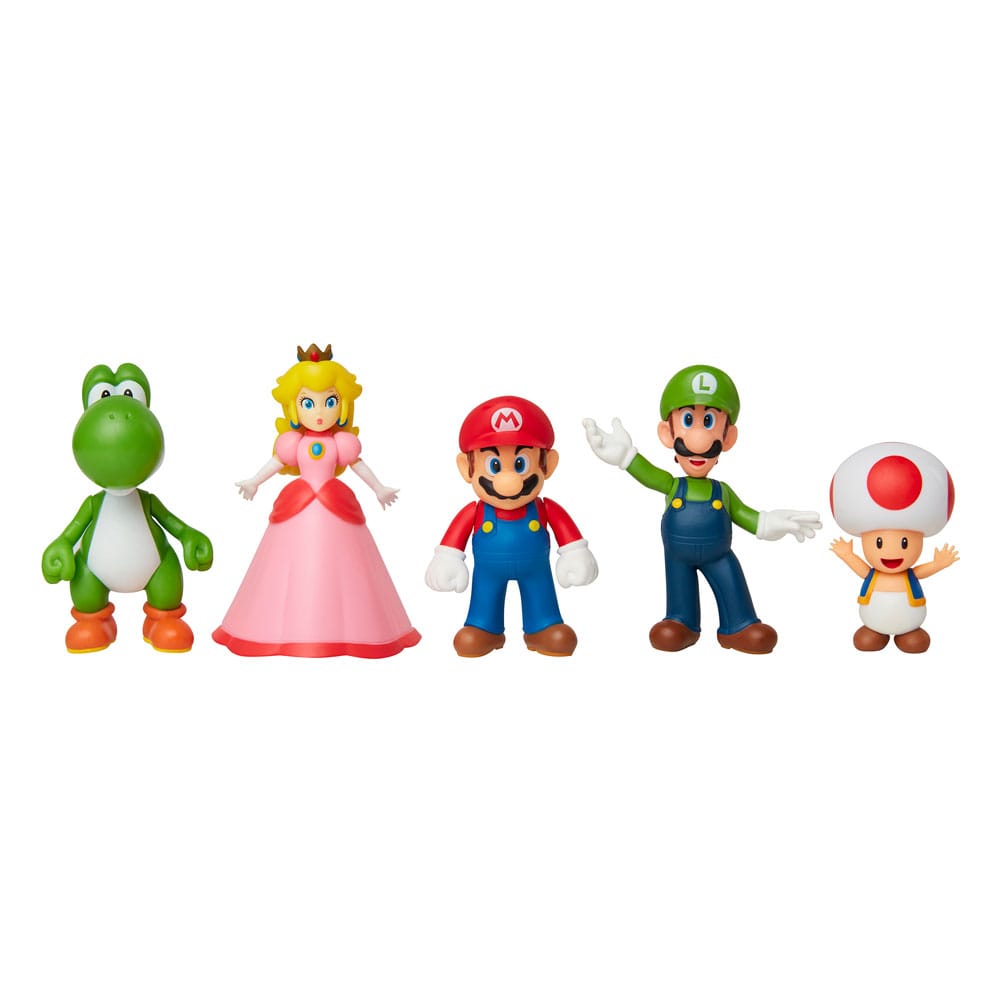 World of Nintendo Super Mario & Friends Figurines coffret 5 pièces Exclusive