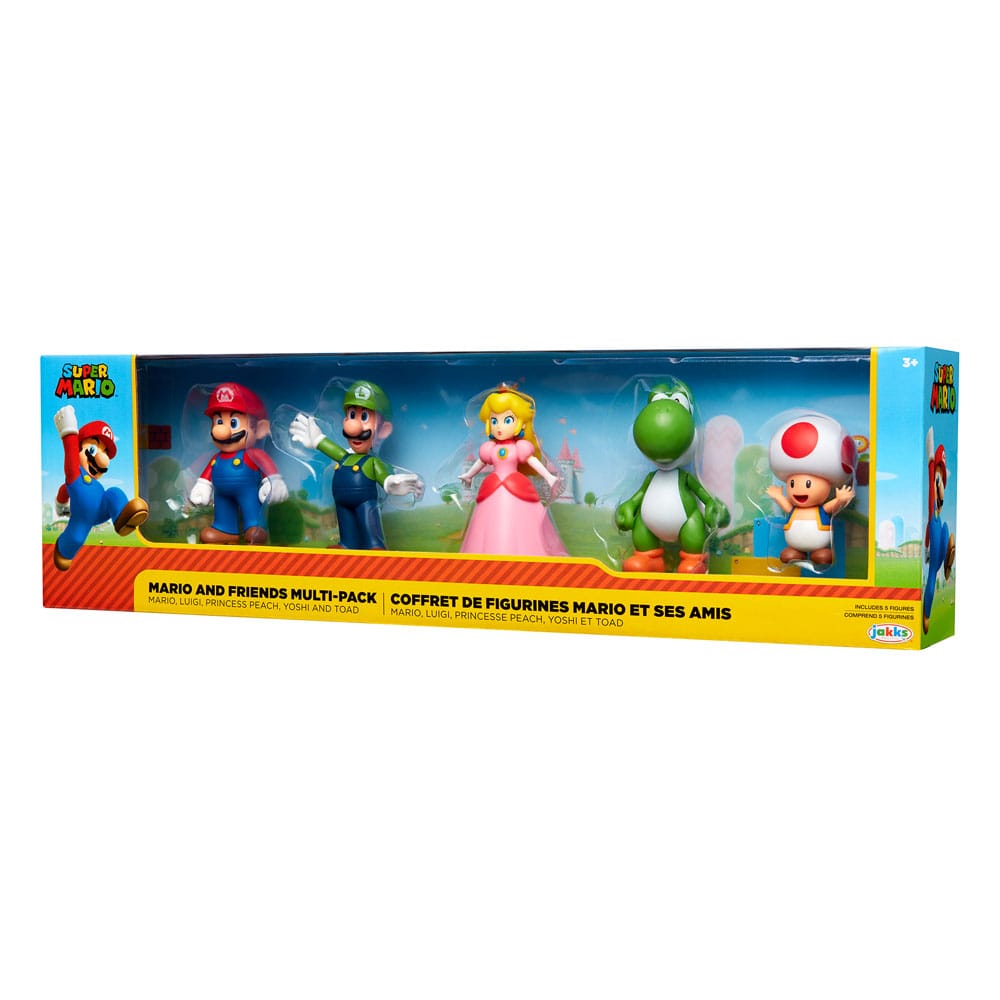 World of Nintendo Super Mario & Friends Figurines coffret 5 pièces Exclusive