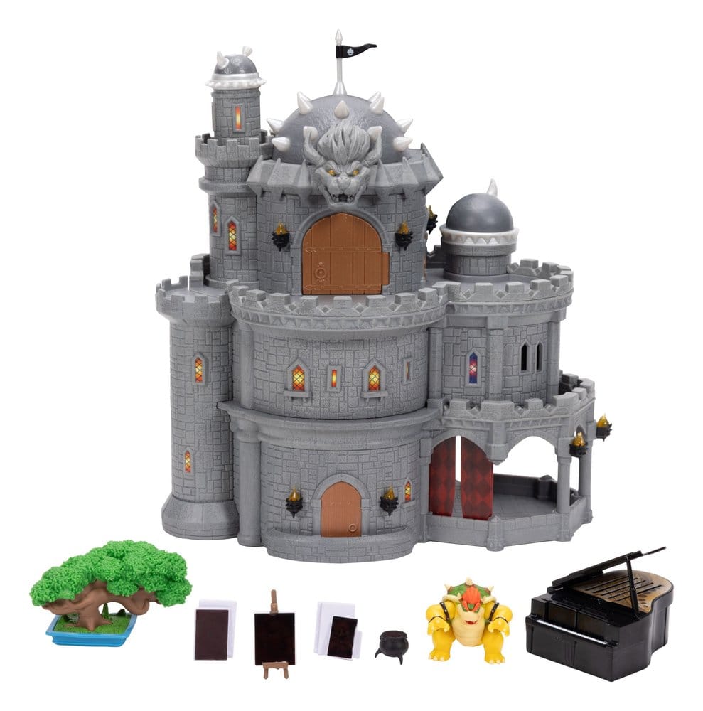 Super Mario Galaxy, le film Playset Deluxe avec 1 minifigurine Château de Bowser