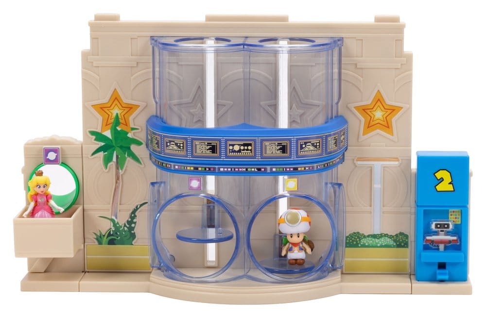 Super Mario Galaxy, le film diorama avec 2 minifigurines Galaxie du Portail