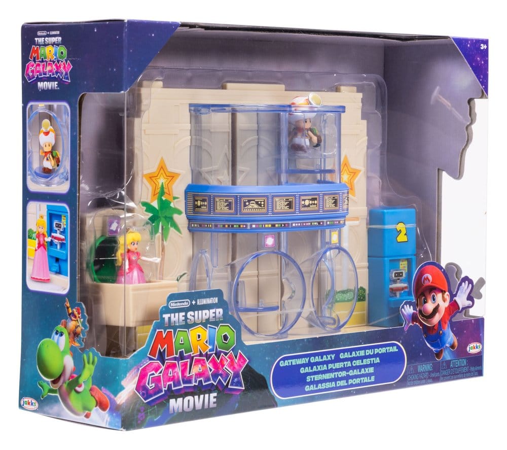 Super Mario Galaxy, le film diorama avec 2 minifigurines Galaxie du Portail