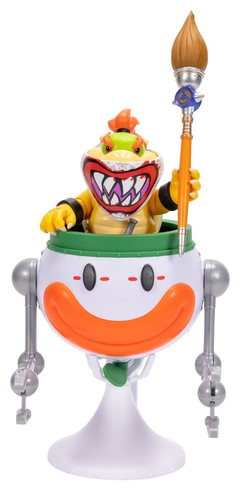 Super Mario Galaxy, le film figurine Bowser Jr. with Clown Car 13 cm