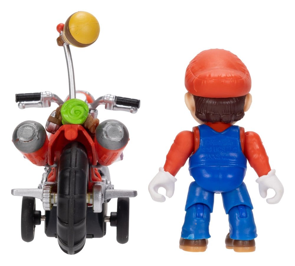 Super Mario Galaxy, le film figurine avec Moto à Rétrofriction Mario 6 cm
