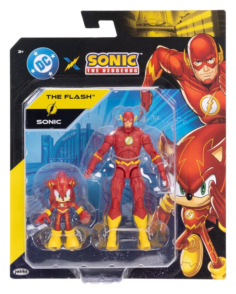 DC x Sonic - The Hedgehog pack 2 assortiment figurines Wave 4 (6)