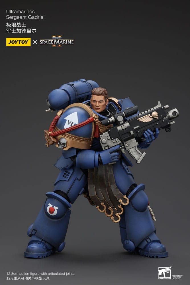 Warhammer 40k figurine 1/18 Uitramarines Sergeant Gadriel 13 cm
