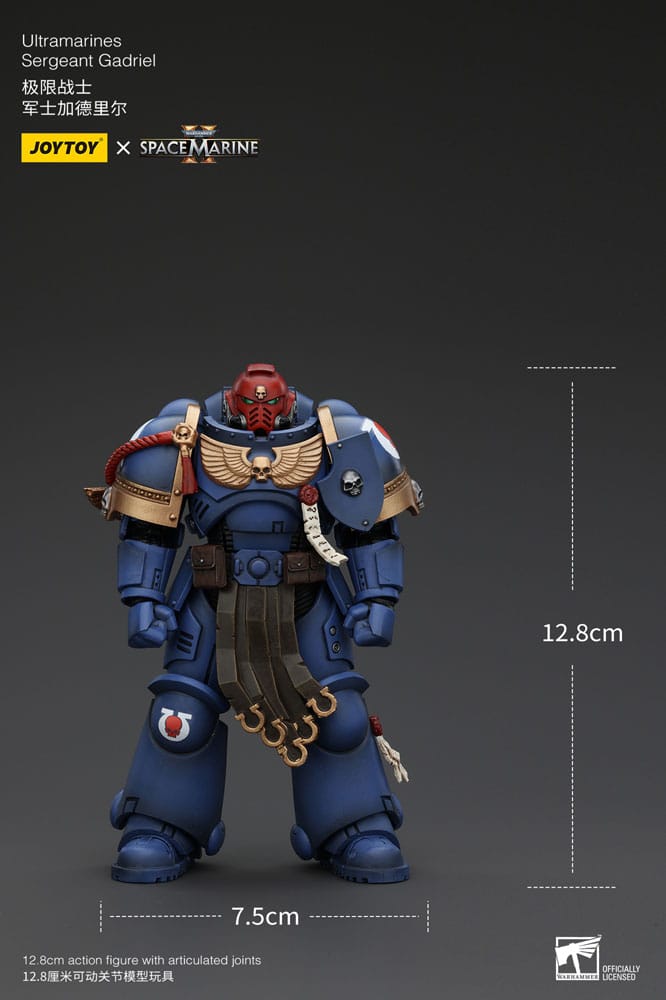 Warhammer 40k figurine 1/18 Uitramarines Sergeant Gadriel 13 cm