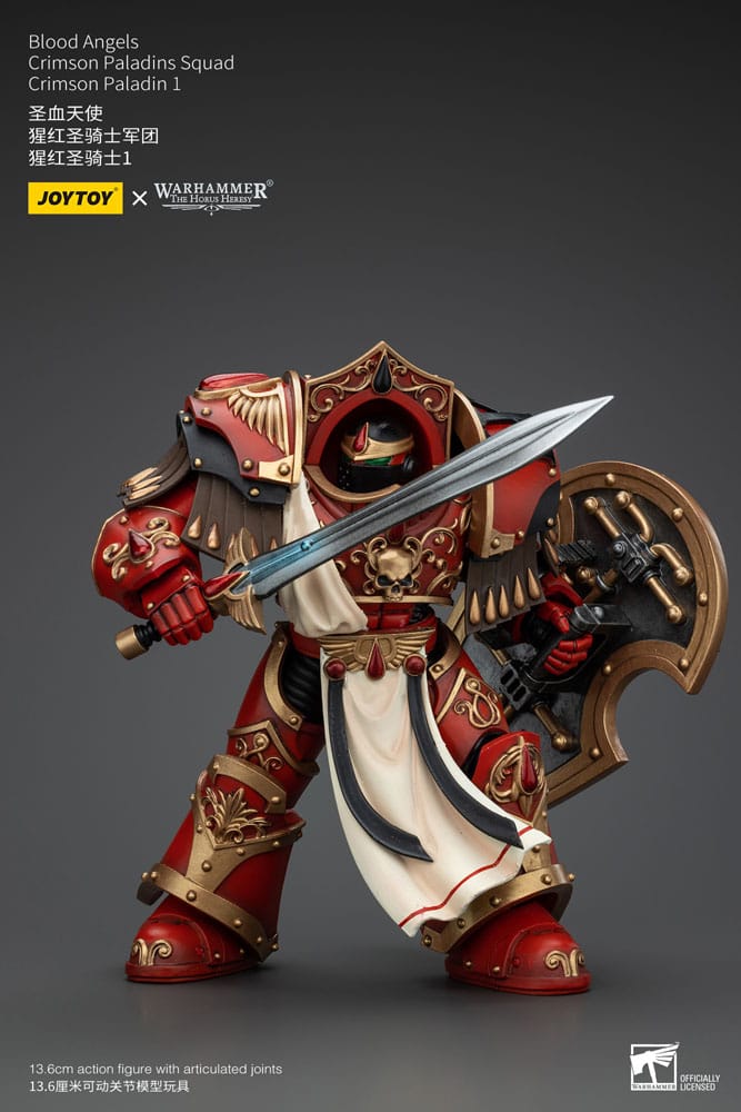 Warhammer The Horus Heresy figurine 1/18 Blood Angels Crimson Paladins Squad Crimson Paladin 1 14 cm