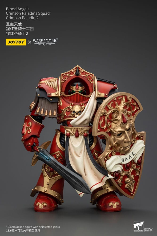 Warhammer The Horus Heresy figurine 1/18 Blood Angels Crimson Paladins Squad Crimson Paladin 2 14 cm