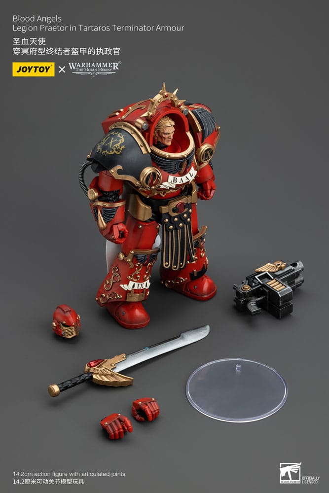 Warhammer The Horus Heresy figurine 1/18 Blood Angels Legion Praetor in Tartaros Terminator Armour 14 cm