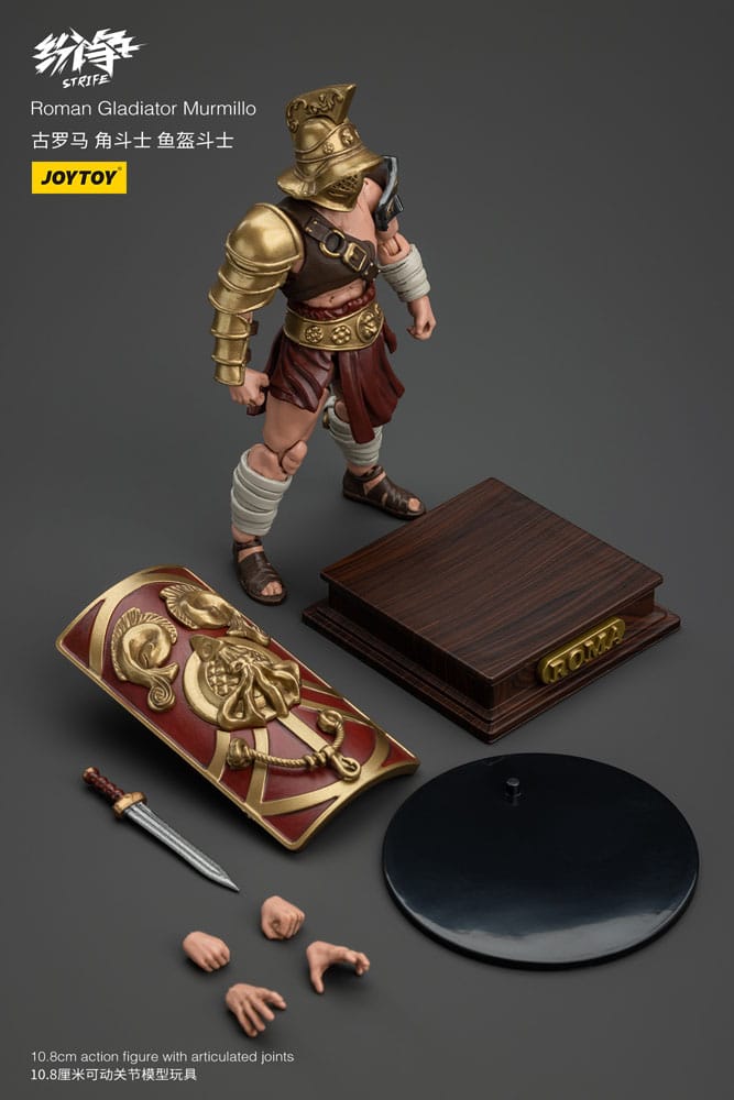 Strife figurine 1/18 Roman Gladiator Murmillo 11 cm