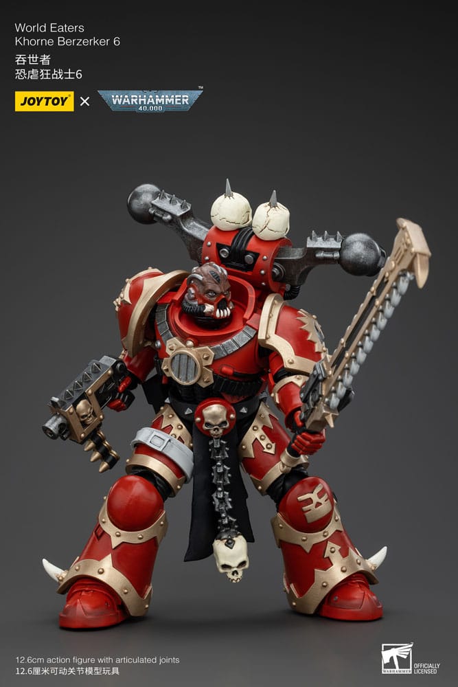 Warhammer 40k figurine 1/18 World Eaters Khorne Berzerker 6 13 cm