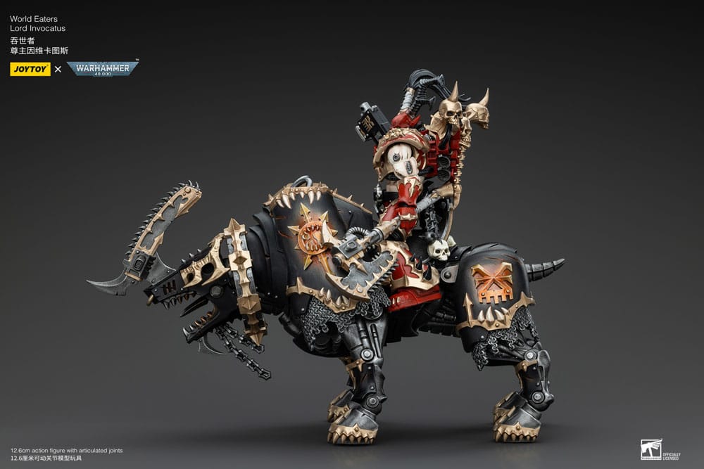 Warhammer 40k figurine 1/18 World Eaters Lord Invocatus 13 cm