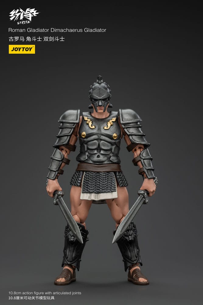 Strife figurine 1/18 Roman Gladiator Dimachaerus Gladiator 11 cm