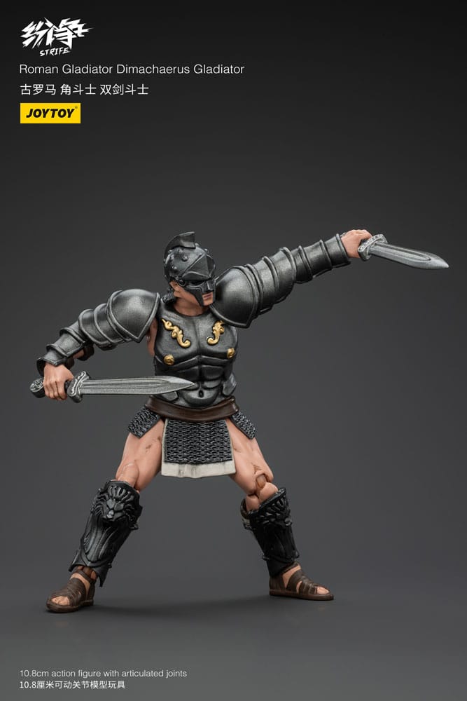 Strife figurine 1/18 Roman Gladiator Dimachaerus Gladiator 11 cm