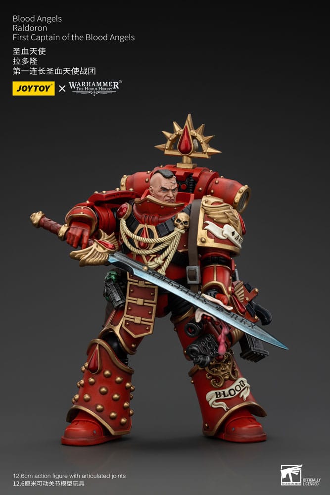 Warhammer The Horus Heresy figurine 1/18 Blood Angels Raldoron First Captain of the Blood Angels 13 cm